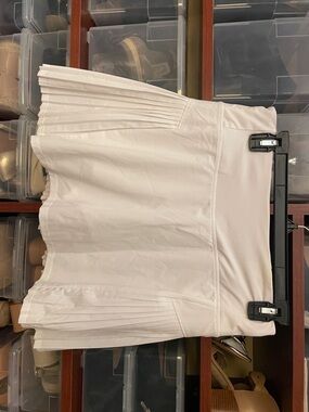 Athleta Crisp White Pleated Tennis Skirt